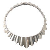 Mexican Sterling Silver Necklace, Stamped and Marked