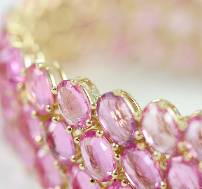 Pink Sapphire Bracelet