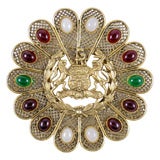 Hattie Carnegie "Coat of Arms" Brooch or Pendant 12