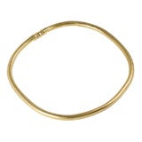 14kt Yellow Gold Tubular Snake Chain with Elaborate Closing