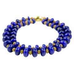Lapis Lazuli and Emerald Necklace