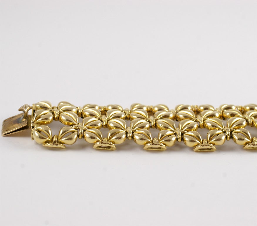 flexible bracelet gold