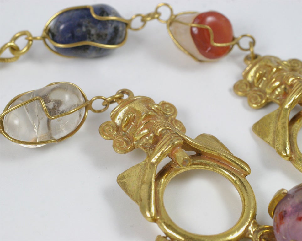 Castlecliff Collier mauresque en or « or », bijou de costume Pour femmes en vente