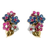 Fabulous Van Cleef & Arpels "Hawaii Flower" Earrings