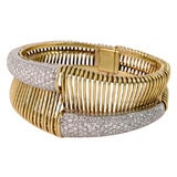 Gorgeous 1950's Gold and Diamond Bracelet