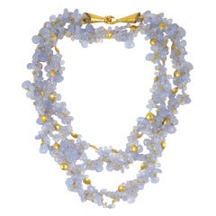 Chalcedony Sea Foam Necklace