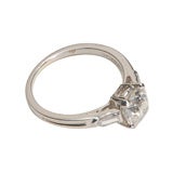 Tiffany & Co. Art Deco Platinum and Diamond Engagement Ring