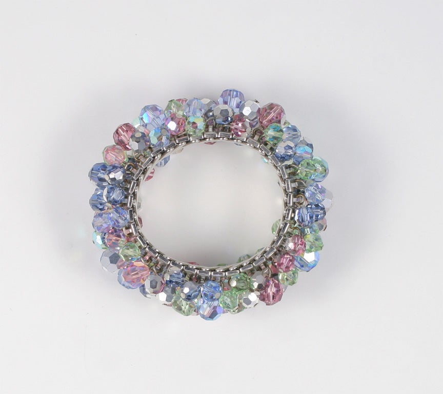 Stretch Bracelet with Crystal Beads 1