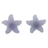 Chalcedony Starfish Earrings Chalcedony Starfish Earrings
