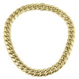 14K Gold Italian Cuban Links Necklace