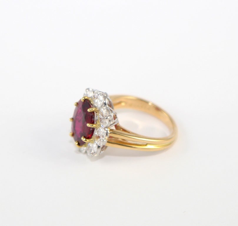 magnificent Oval ruby,