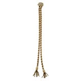 Vintage Seed Pearl and Rope Chain Tassle Bracelet