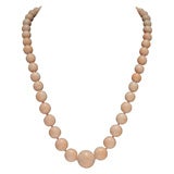 Light Pink Coral Necklace