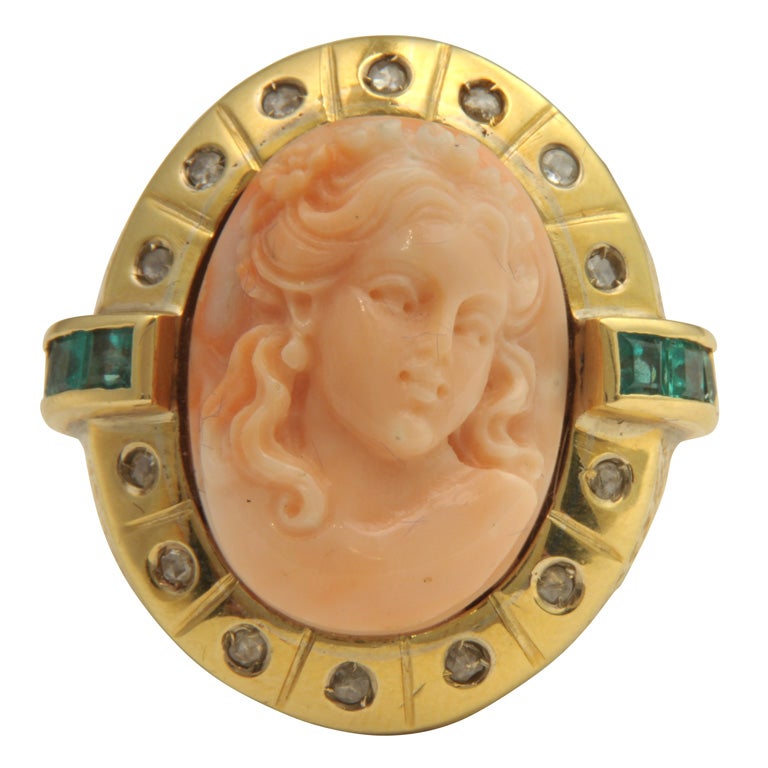 1970
s Cameo Ring