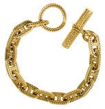 Hermes 18 karat Toggle Bracelet