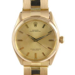 Rolex 18K PG Oyster Perpetual Chronometer c. 1950s