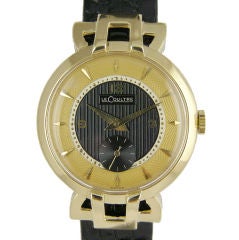 Magnificent and Rare LeCoultre 18K YG Dress Watch