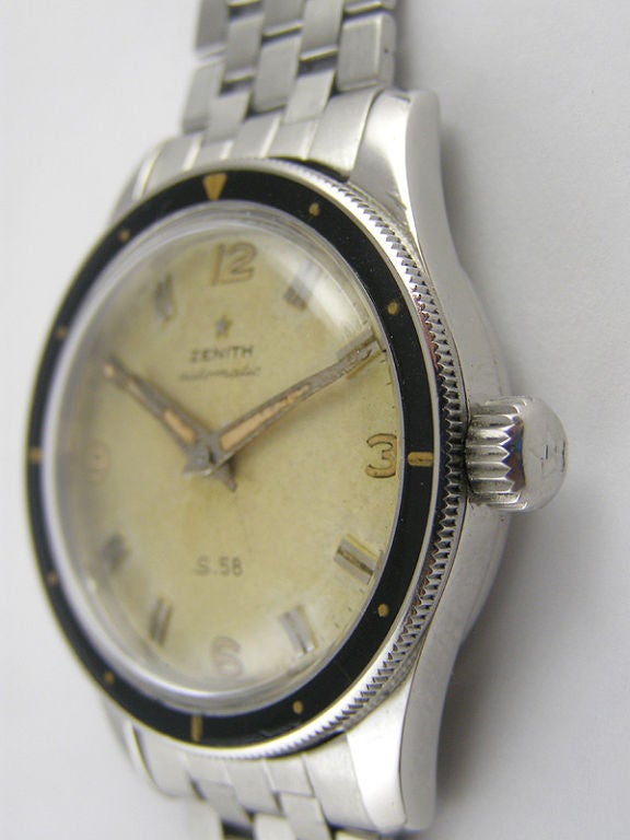 Femenino o masculino Reloj de buceo automático Zenith S-58 Edición Militar Europea