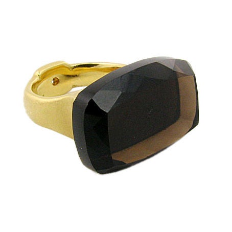 H Stern Unusual Smoky Quartz Ring