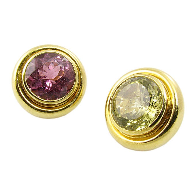 Paloma Picasso Amethyst Peridot Earrings