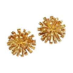 Tiffany & Co. 18kt Gold Sputnik Earclips