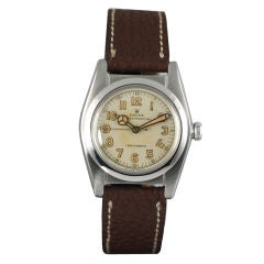 Rolex "Bubble Back" Stainless Steel 1940s