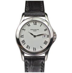 Patek Philippe Ladies Calatrava 18k White Gold Ref # 4906