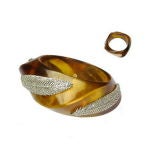 Diamond Leaf Bangle, 12.20 cts Diamond Leaf Bangle, 12.20 cts