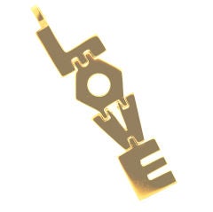 Aldo Cipullo for Cartier 1970s LOVE Pendant
