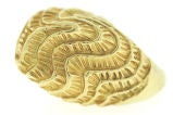 Funky Huge 18k Gold Ring
