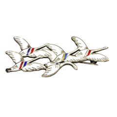 EriK Magnussen Geese brooch
