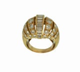 Cartier Turban Diamond and Gold Ring