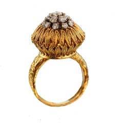 Diamond and Gold "ZULU" Ring by Cartier Paris