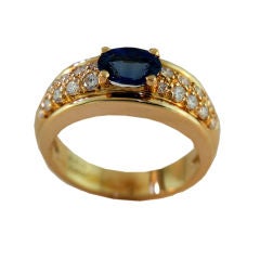 Diamond and Sapphire Ring by Boucheron Paris
