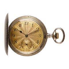 Antique Niello and Gold Pocket Watch