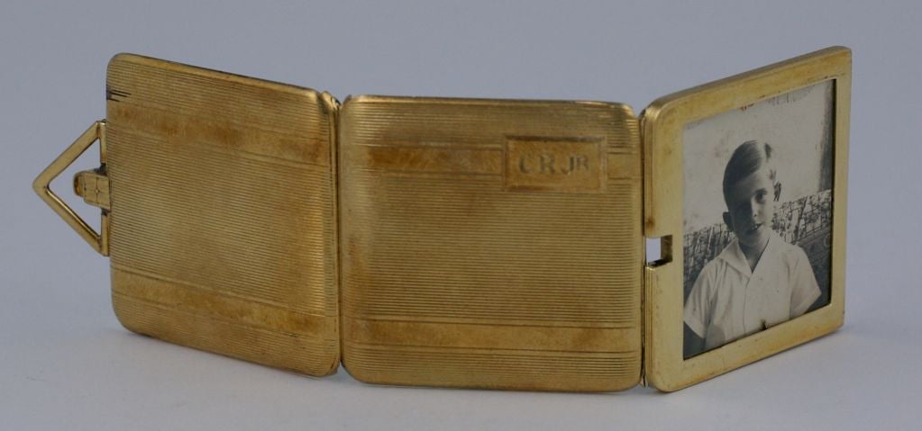 Tiffany 14K Deco Multiple Photo Locket