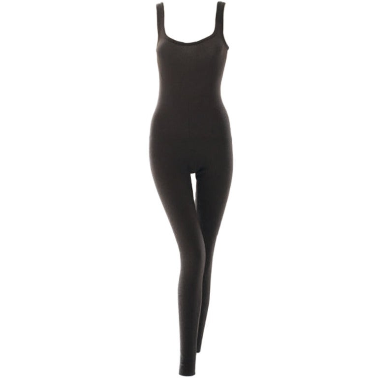 1970s Cashmere Halston Catsuit For Sale at 1stDibs