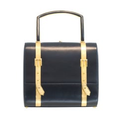 Late 1960s/Early 1970s Judith Leiber Bag with Faux Gilt Straps