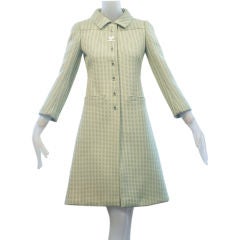 Early 1970s Courreges Haute Couture Coat