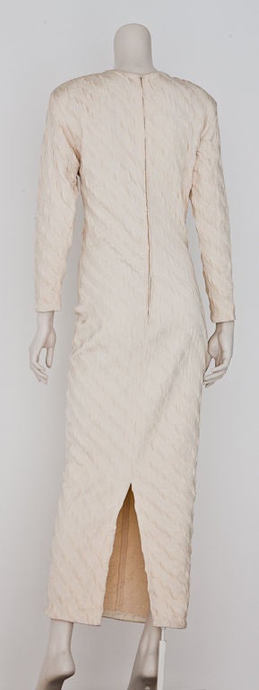 Versace  Bias Cut Ivory dress