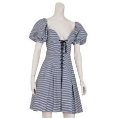 Vintage Yves St. Laurent Nautical Inspired dress
