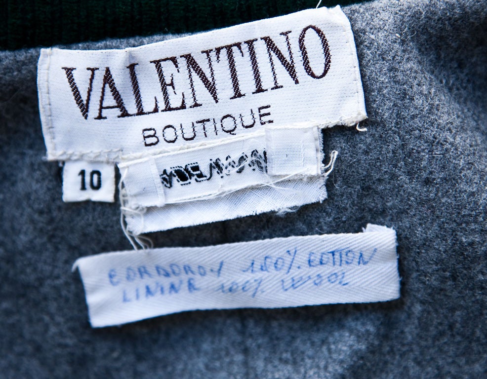 green corduroy flannel