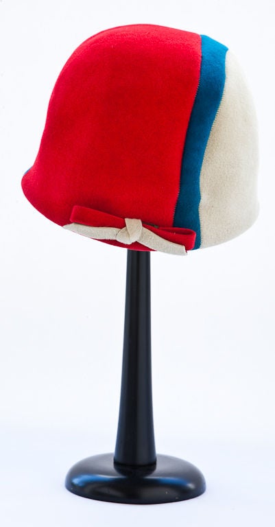 Tricolor graphic design  Jockey hat 2