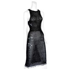 Vintage Thierry Mugler Black Sequin Dress