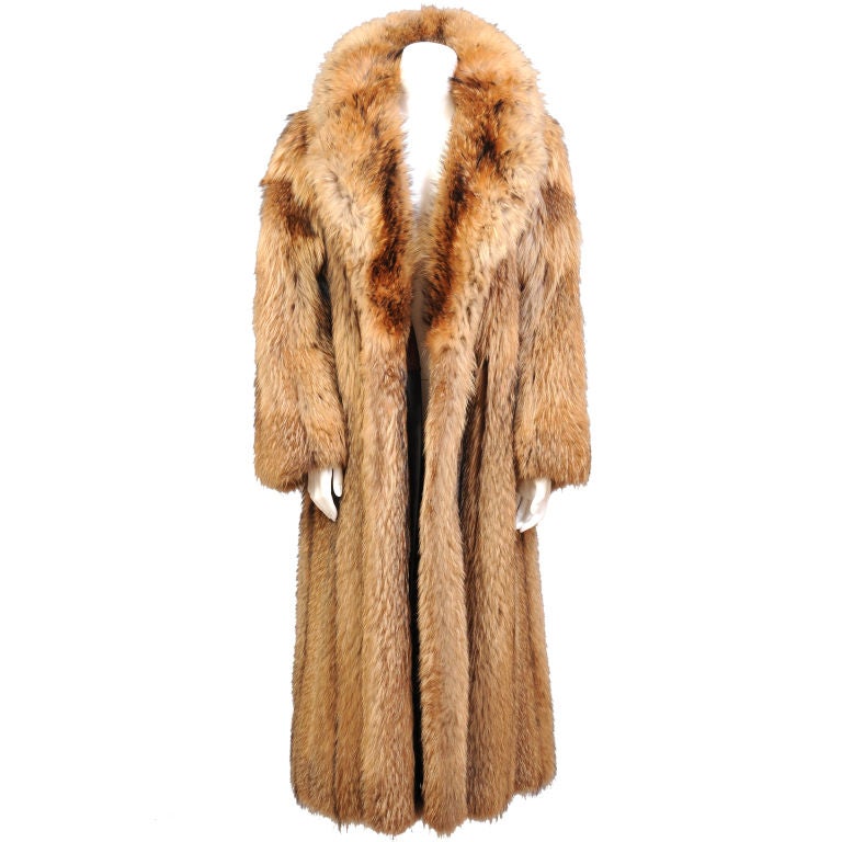 Yves Saint Laurent Tanuki Coat