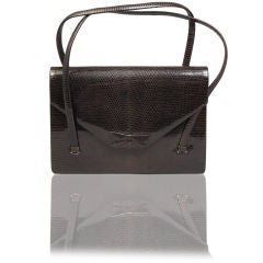 Vintage Lizard Skin Evening Bag