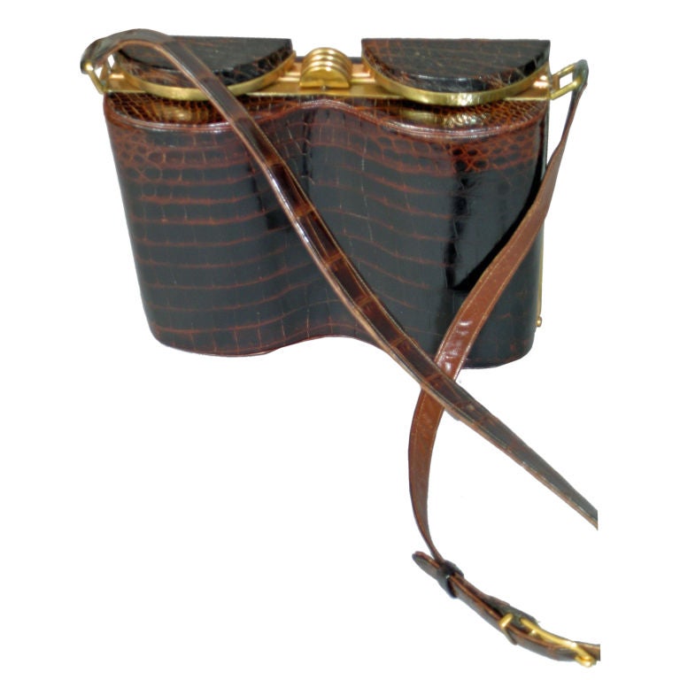 Alligator "Binocular" Bag