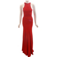 ALAIA Apple Red Gown, Personal Property Melanie Griffith