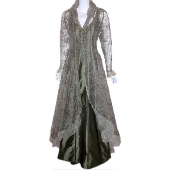 Kaat Tilley Gown/ Coat, Personal Property of Melanie Griffith at 1stDibs