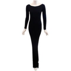 Vintage Gucci Black Stretch Dress, Personal Property of Melanie Griffith
